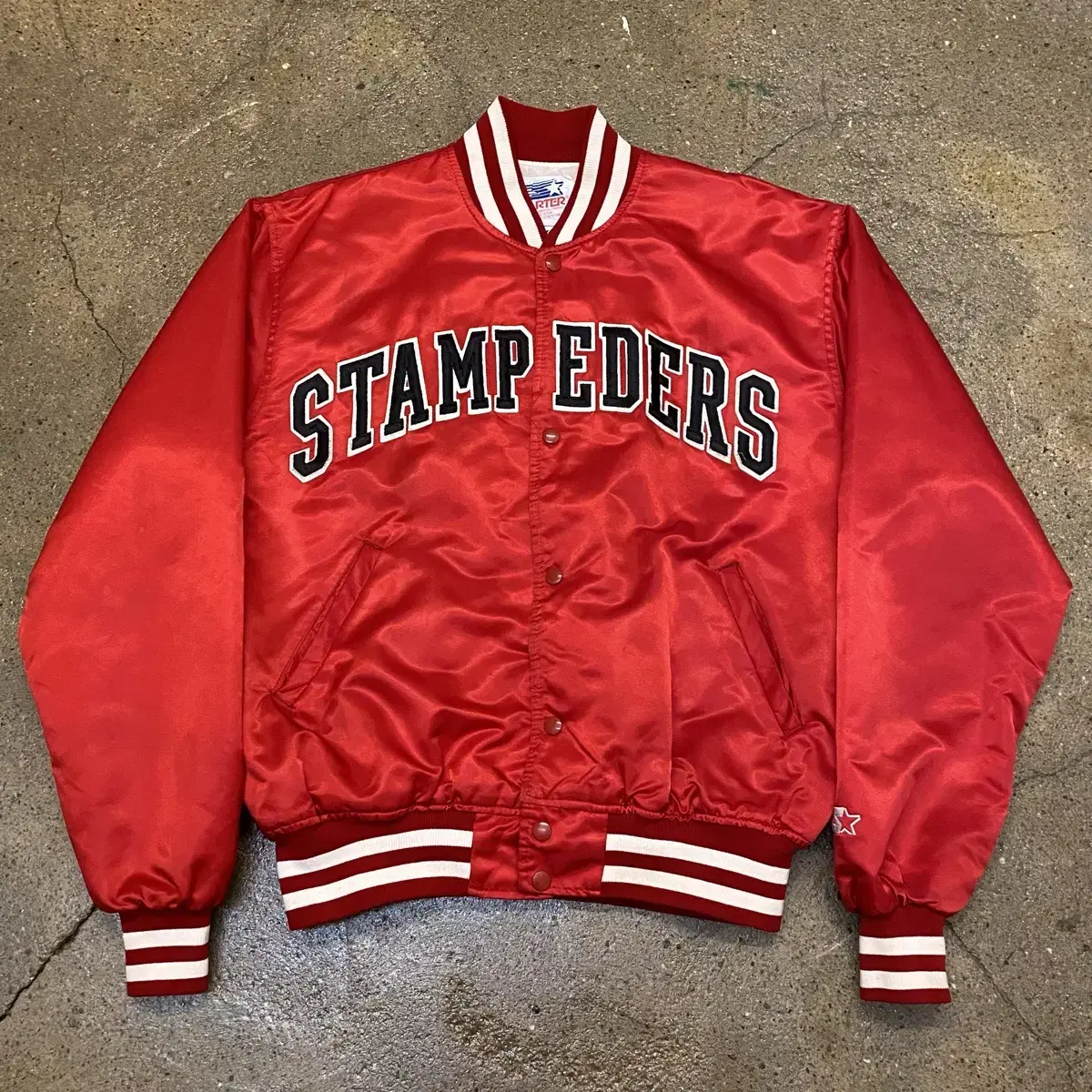 80s Made in USA 스타터 STAMPEDERS 스타디움 패딩